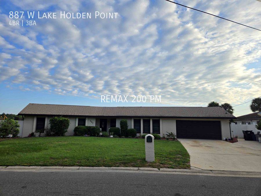 House for rent at 887 W Lake Holden Point, Orlando, FL 32805