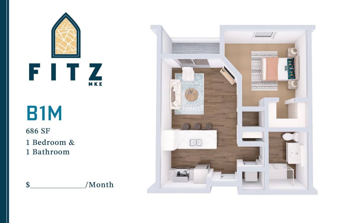 Apartment for rent at 2630 N Hackett Ave, Milwaukee, WI 53211