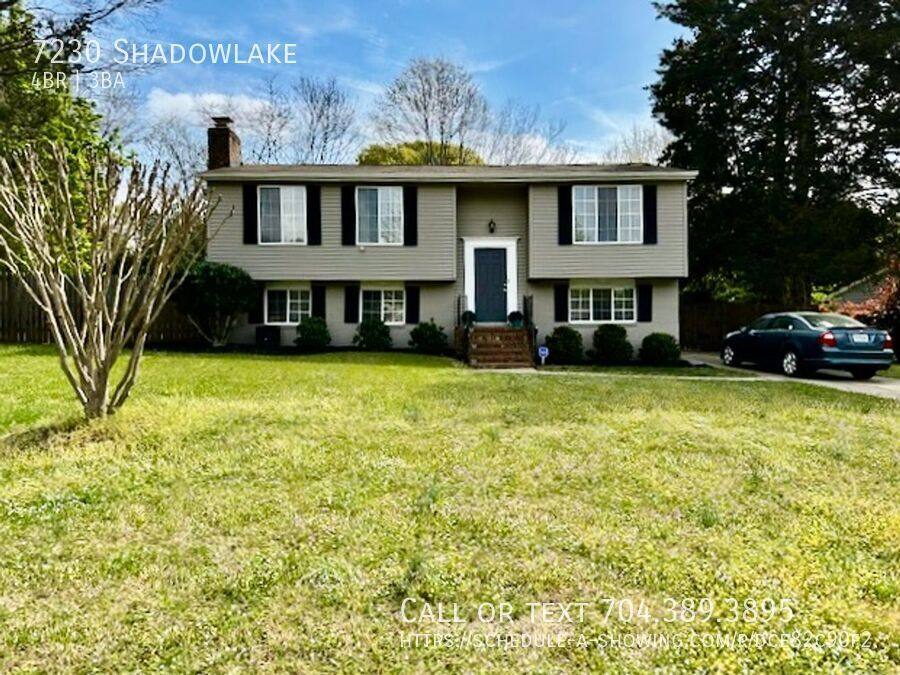 House for rent at 7230 Shadowlake Dr, Charlotte, NC 28226