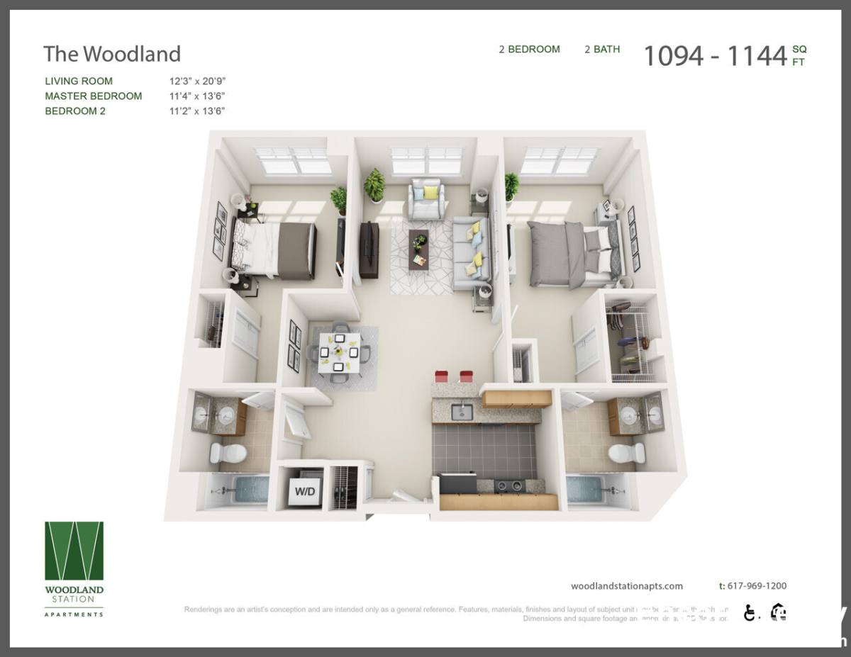 Apartment for rent at 1940 Washington St #112, Auburndale, MA 02466