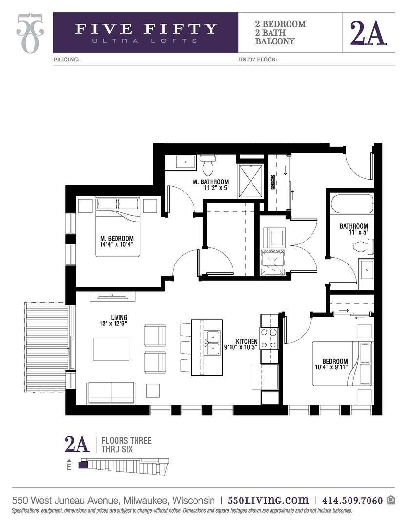 Apartment for rent at 550 W Juneau Ave, Milwaukee, WI 53203