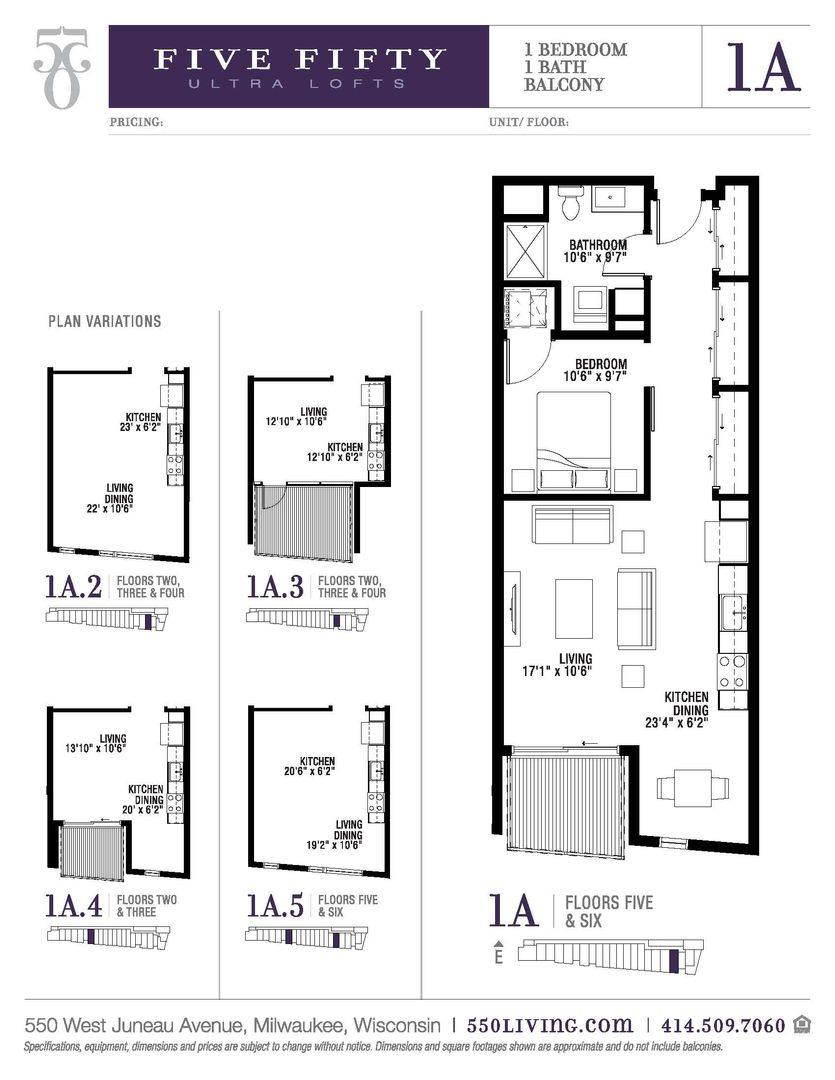 Apartment for rent at 550 W Juneau Ave, Milwaukee, WI 53203