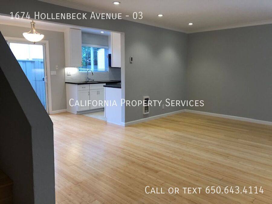 Townhouse for rent at 1674 Hollenbeck Ave #3, Sunnyvale, CA 94087