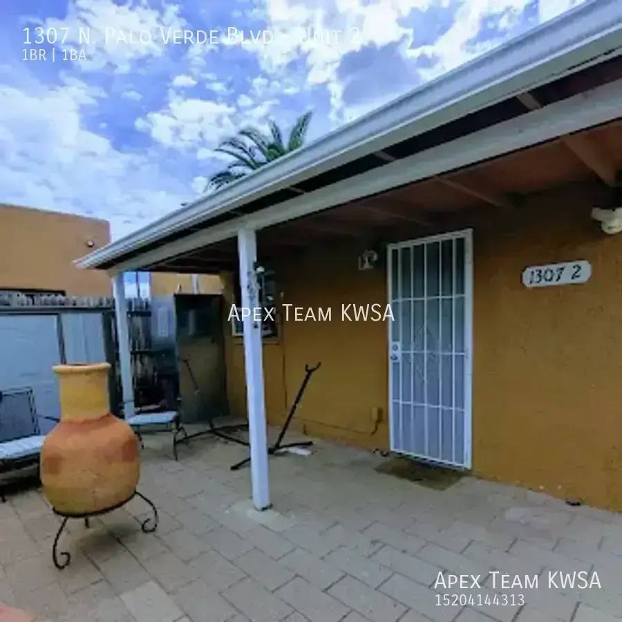 Apartment for rent at 1307 N Palo Verde Blvd #2, Tucson, AZ 85716
