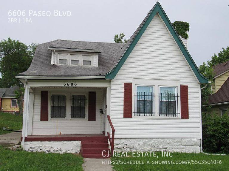 House for rent at 6606 Paseo Blvd, Kansas City, MO 64132
