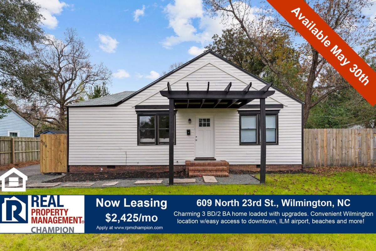 House for rent at 609 N 23rd St, Wilmington, NC 28405
