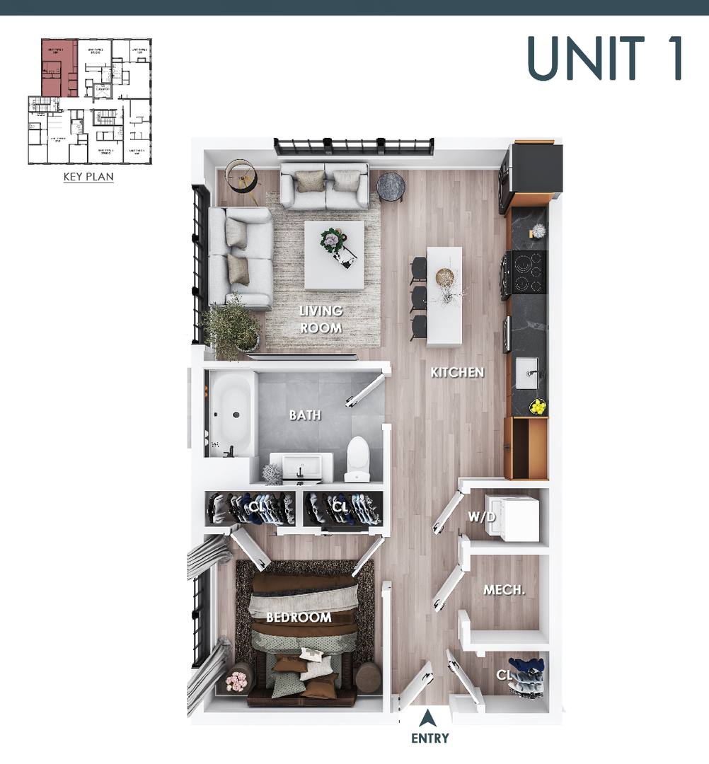 Apartment for rent at 326-8 N 12th St, Philadelphia, PA 19107