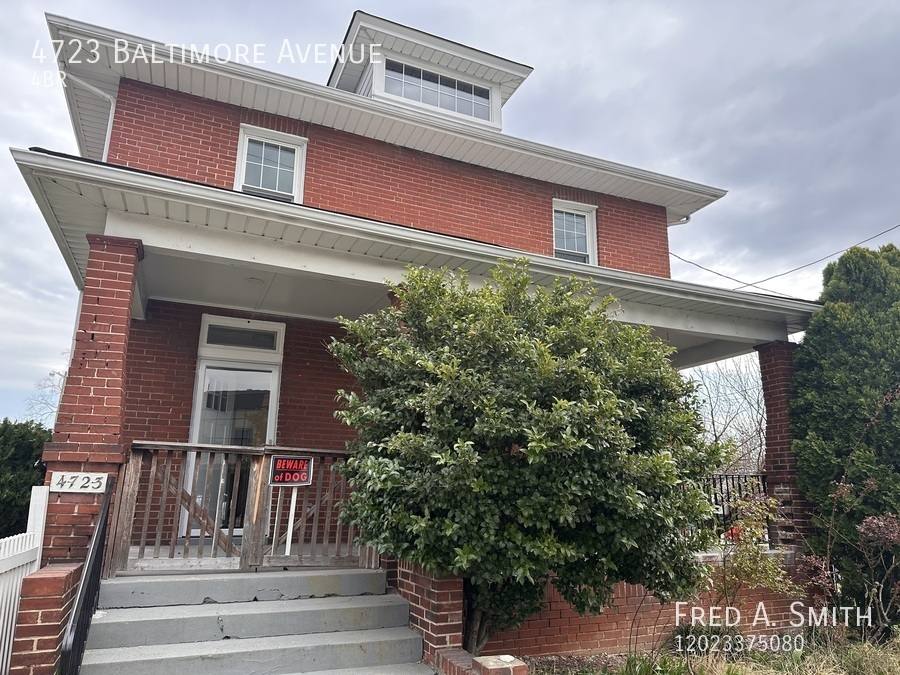 House for rent at 4723 Baltimore Ave, Hyattsville, MD 20781