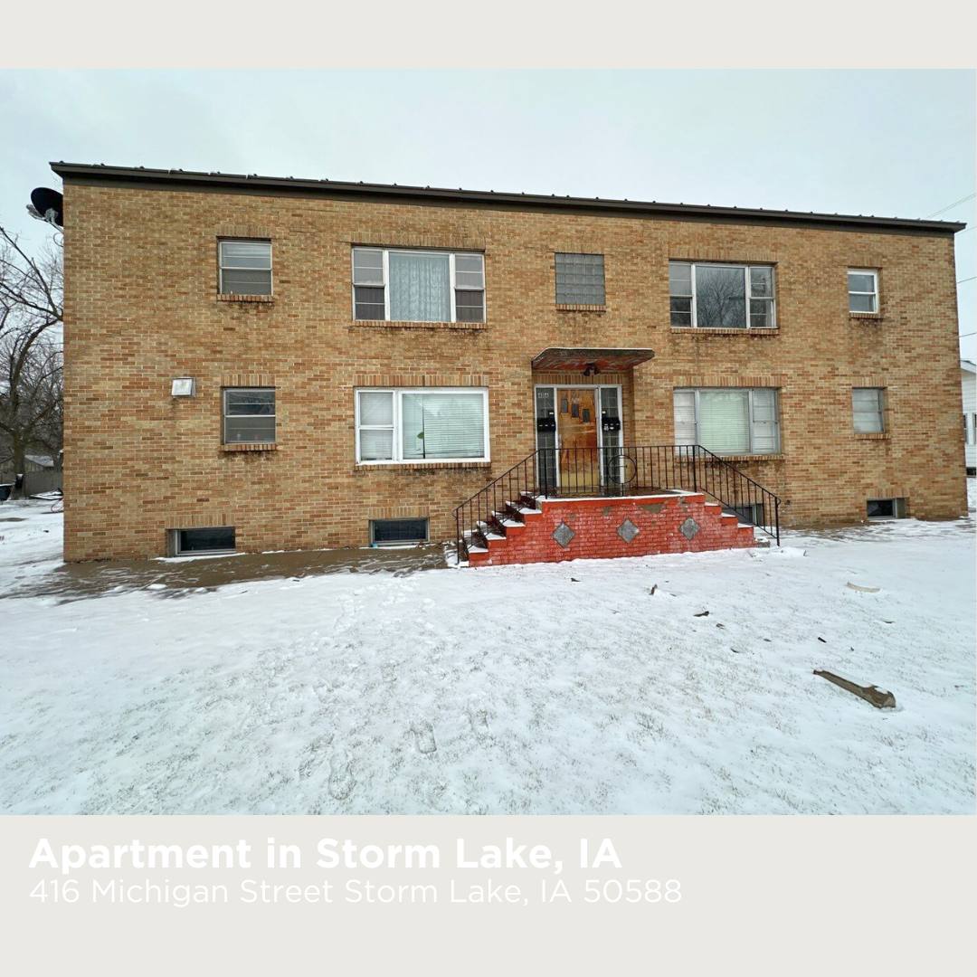 Apartment for rent at 416 Michigan St, Storm Lake, IA 50588