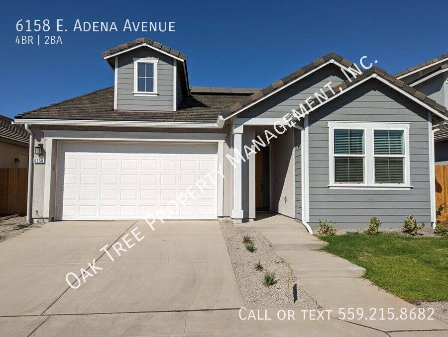 House for rent at 6158 E Adena Ave, Fresno, CA 93727