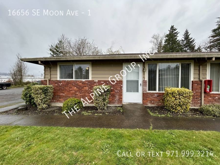 Apartment for rent at 16656 SE Moon Ave #1, Portland, OR 97267