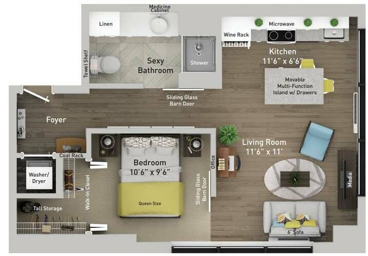 Apartment for rent at 63 E Lake St, Chicago, IL 60601