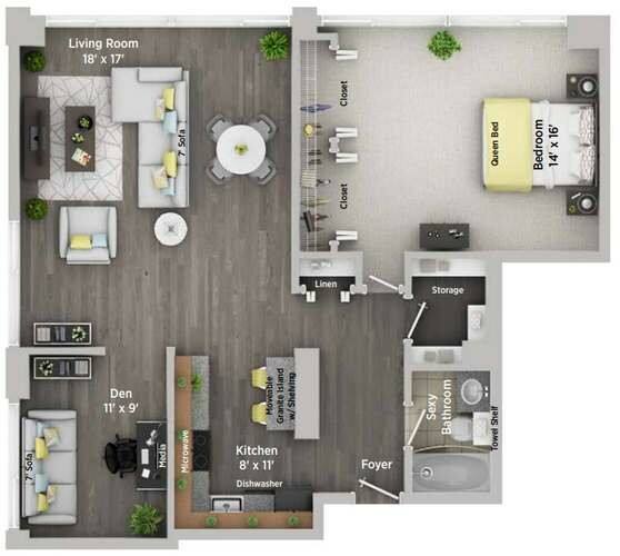 Apartment for rent at 860 N Dewitt Place, Chicago, IL 60611