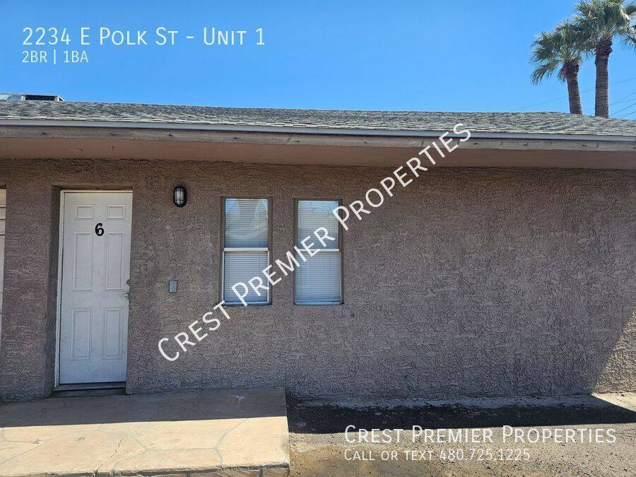 Apartment for rent at 2234 E Polk St #1, Phoenix, AZ 85006