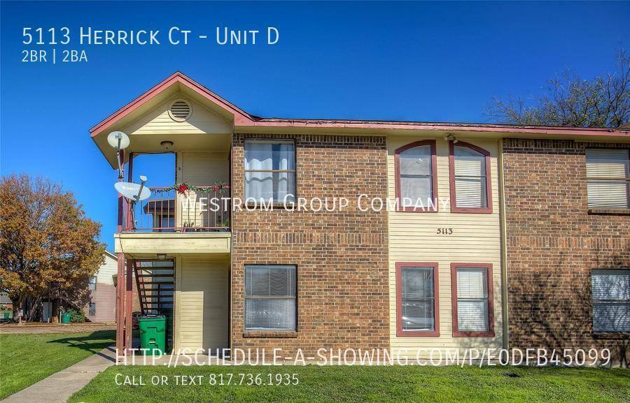 Apartment for rent at 5113 Herrick Court #D, Haltom City, TX 76117