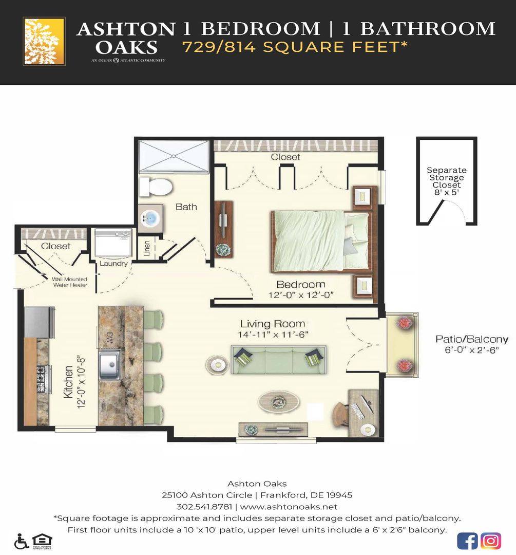Apartment for rent at 25100 Ashton Circle, Frankford, DE 19945