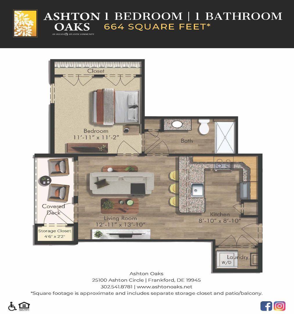 Apartment for rent at 25100 Ashton Circle, Frankford, DE 19945