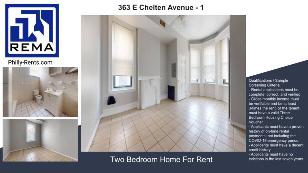 Apartment for rent at 363 E Chelten Ave, Philadelphia, PA 19144