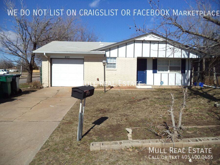 House for rent at 445 NW 86th St, Oklahoma City, OK 73114