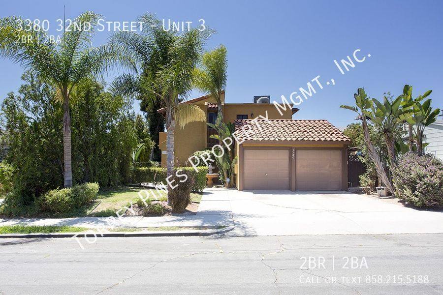 Townhouse for rent at 3380 32nd St #3, San Diego, CA 92104
