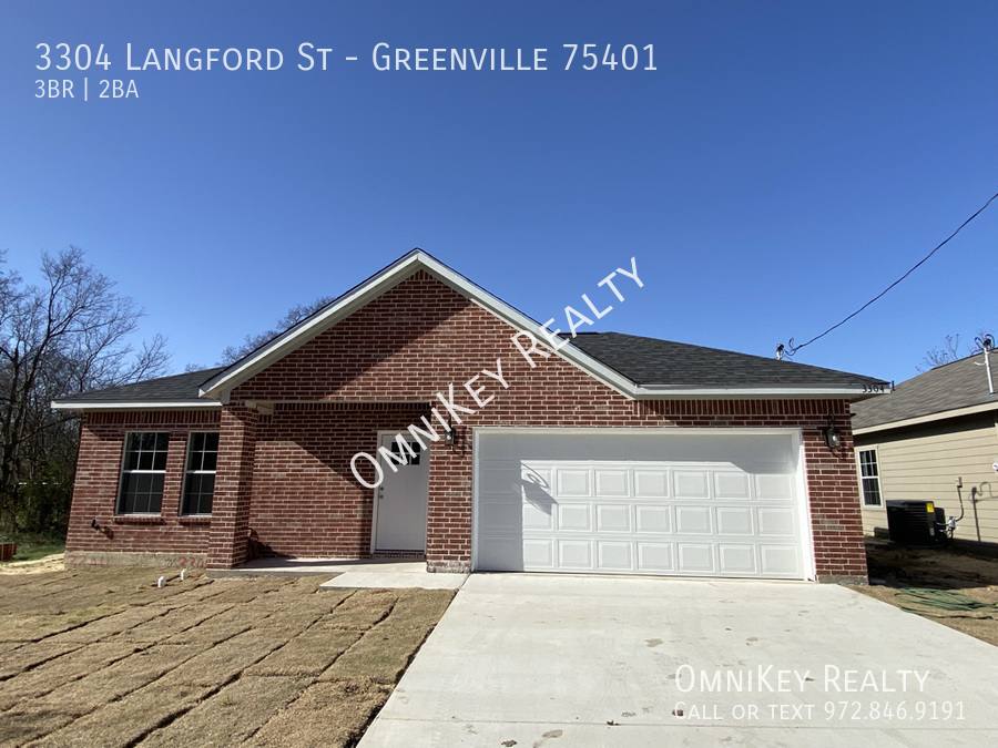 House for rent at 3304 Langford St, Greenville, TX 75401