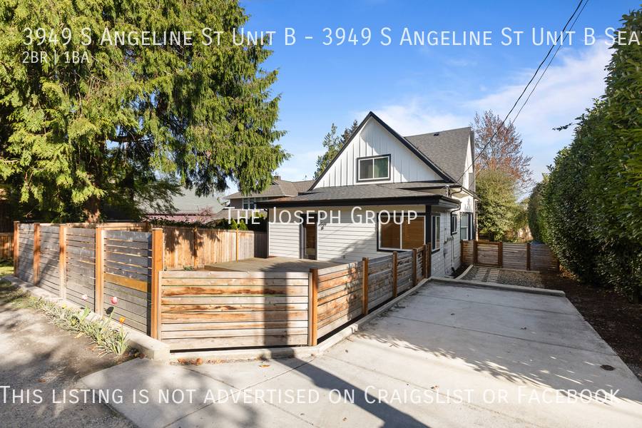 Apartment for rent at 3949 S Angeline St #B, Seattle, WA 98118