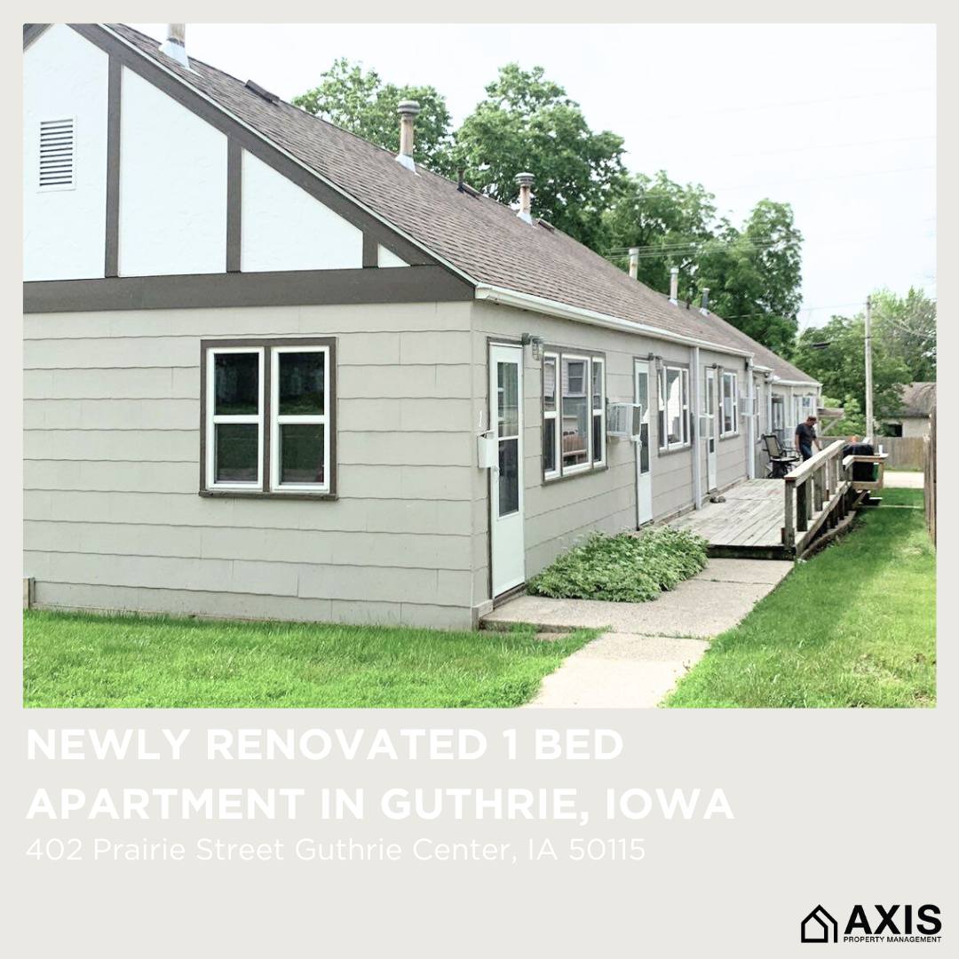 Apartment for rent at 402 Prairie St, Guthrie Center, IA 50115