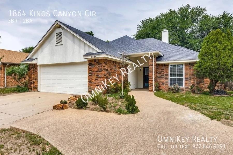 House for rent at 1864 Kings Canyon Circle, Fort Worth, TX 76134