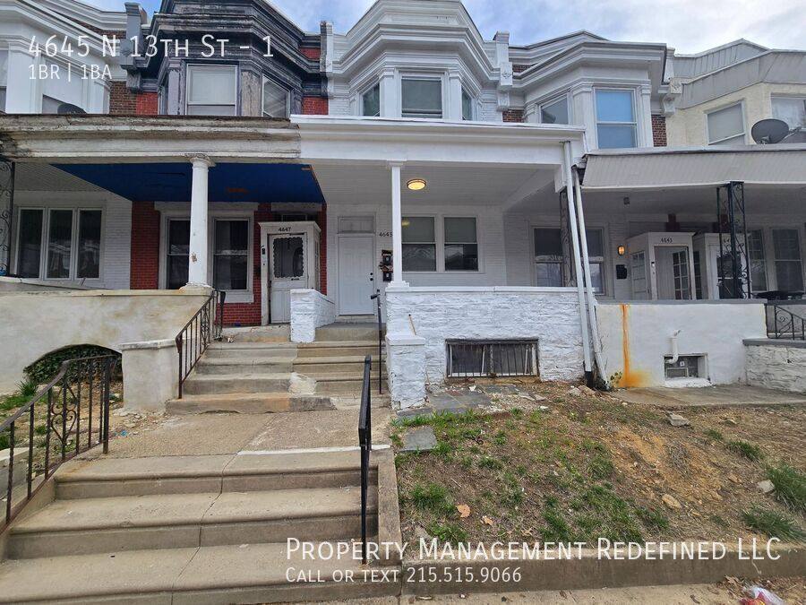 Apartment for rent at 4645 N 13th St #1, Philadelphia, PA 19140