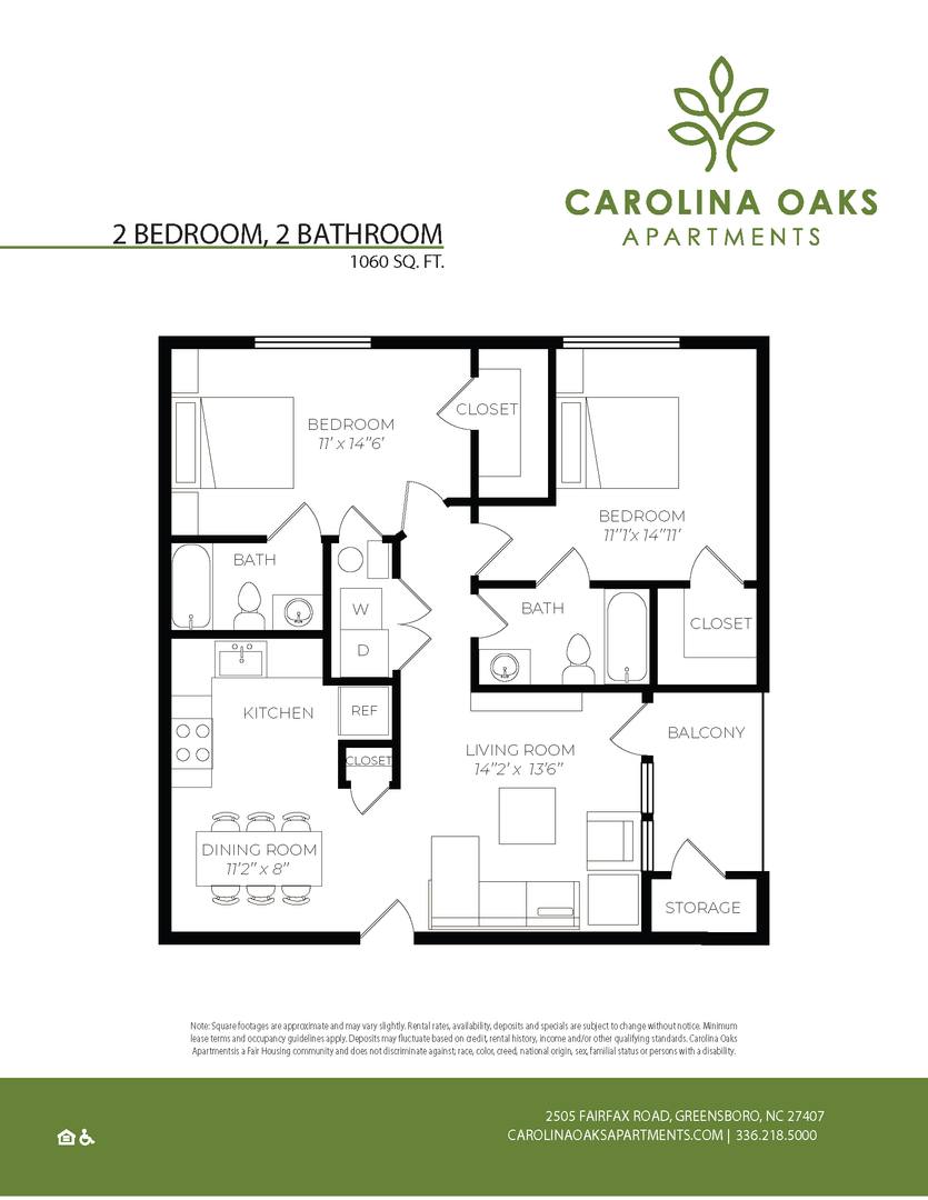 Apartment for rent at 2505 Fairfax Rd, Greensboro, NC 27407