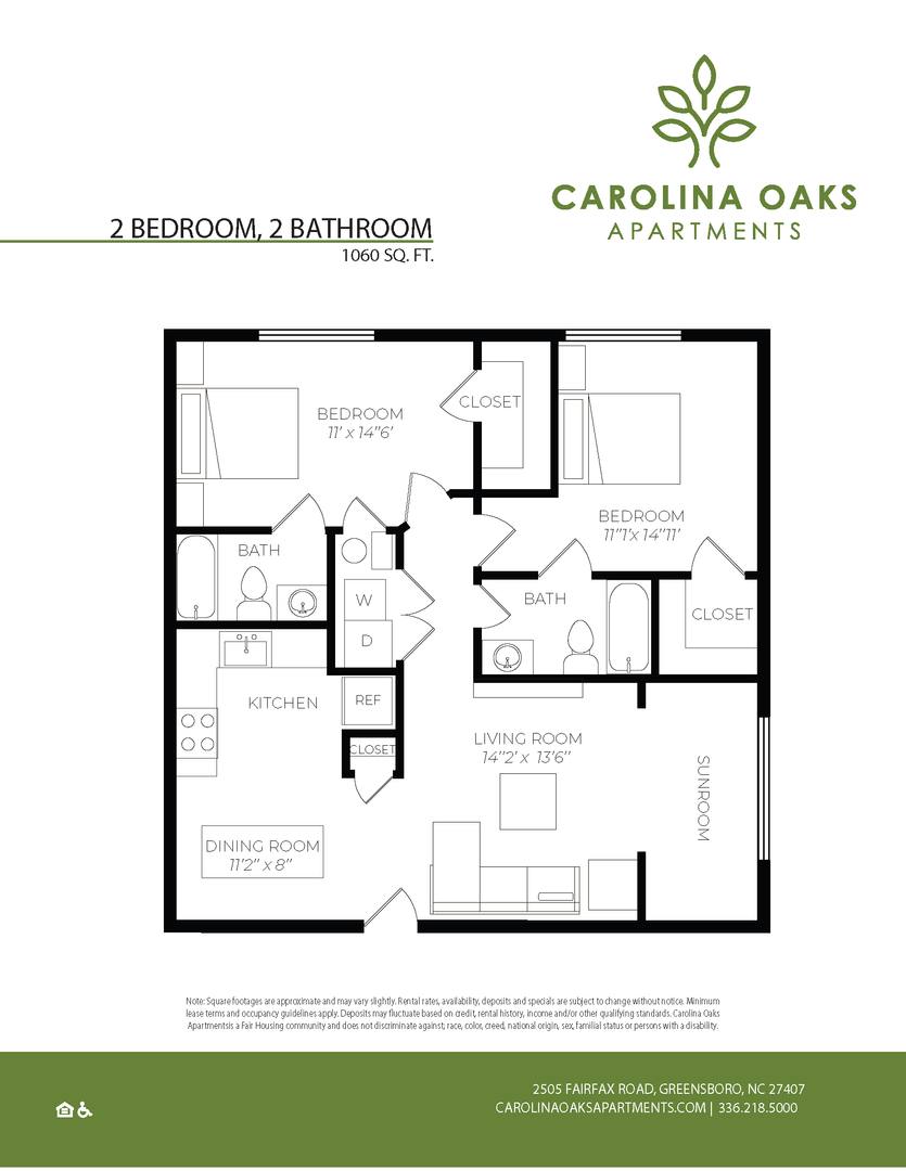 Apartment for rent at 2505 Fairfax Rd, Greensboro, NC 27407