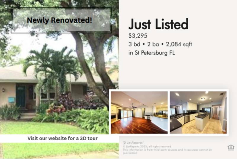 House for rent at 4100 18th St N, Saint Petersburg, FL 33714