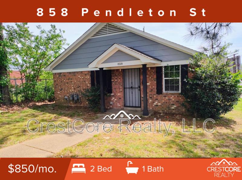 House for rent at 858 Pendleton St, Memphis, TN 38114