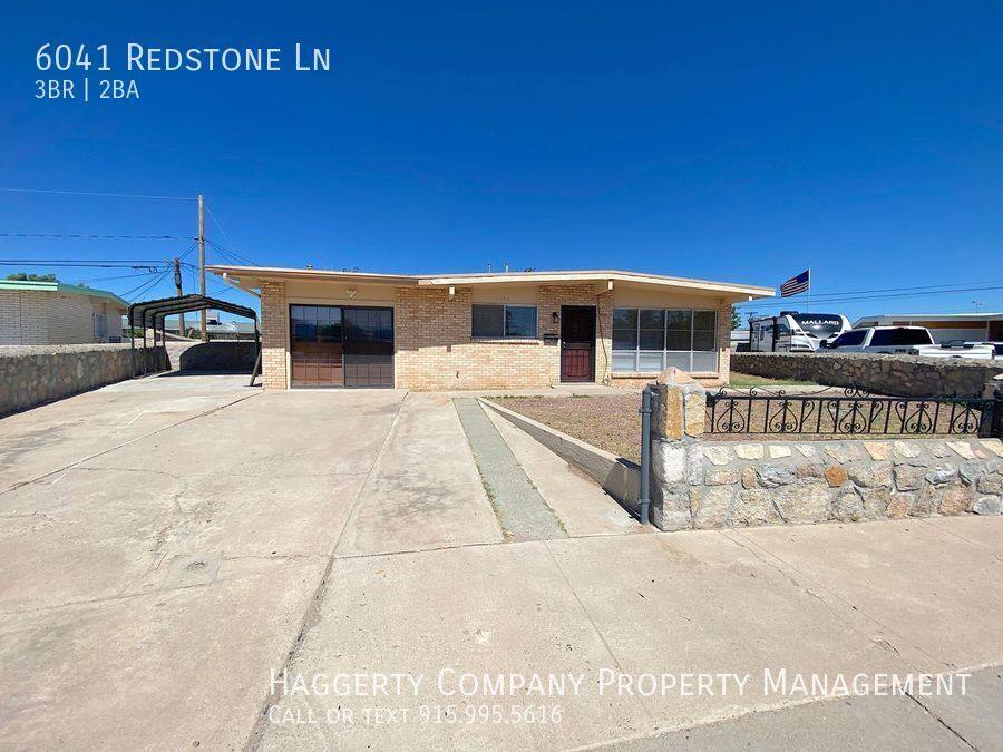 House for rent at 6041 Redstone Lane, El Paso, TX 79924