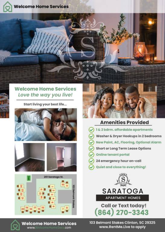 Apartment for rent at 201 Saratoga St #24, Clinton, SC 29325