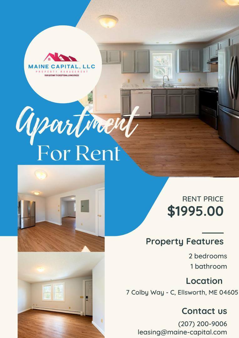Apartment for rent at 7 Colby Way, Ellsworth, ME 04605