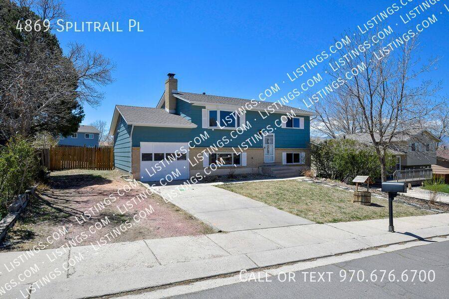 House for rent at 4869 Splitrail Place, Colorado Springs, CO 80917