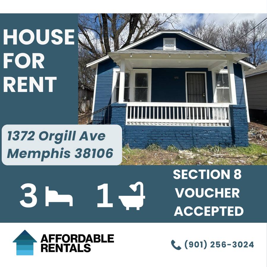 House for rent at 1372 Orgill Ave, Memphis, TN 38106