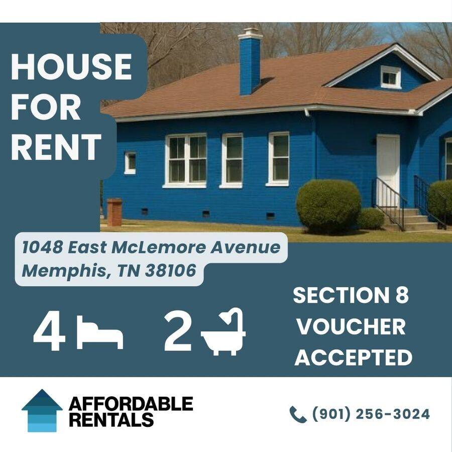 House for rent at 1048 E McLemore Ave, Memphis, TN 38106