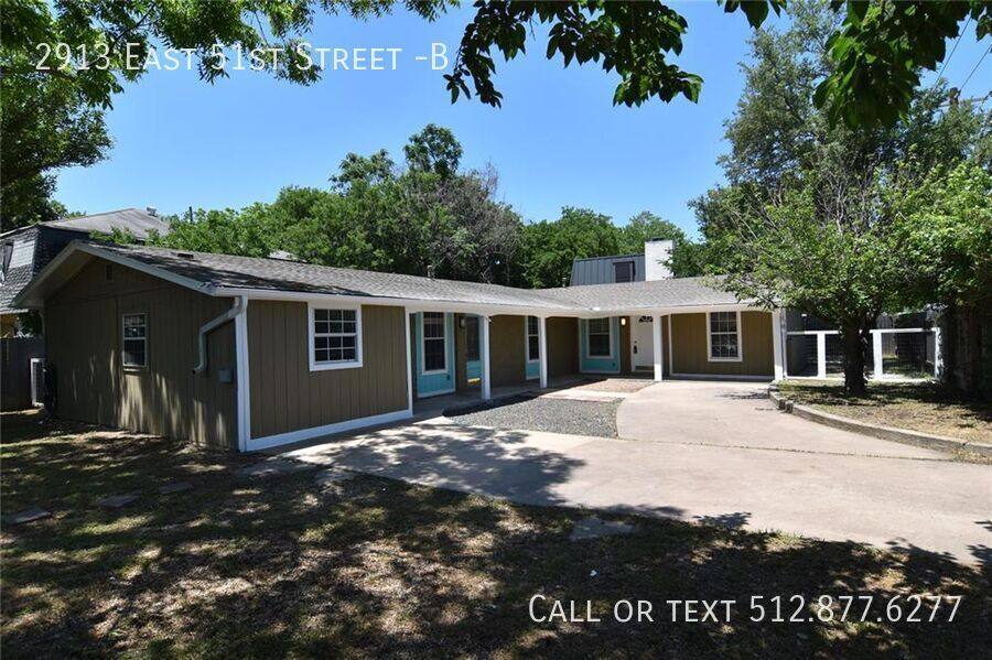 Townhouse for rent at 2913 E 51st St #B, Austin, TX 78723