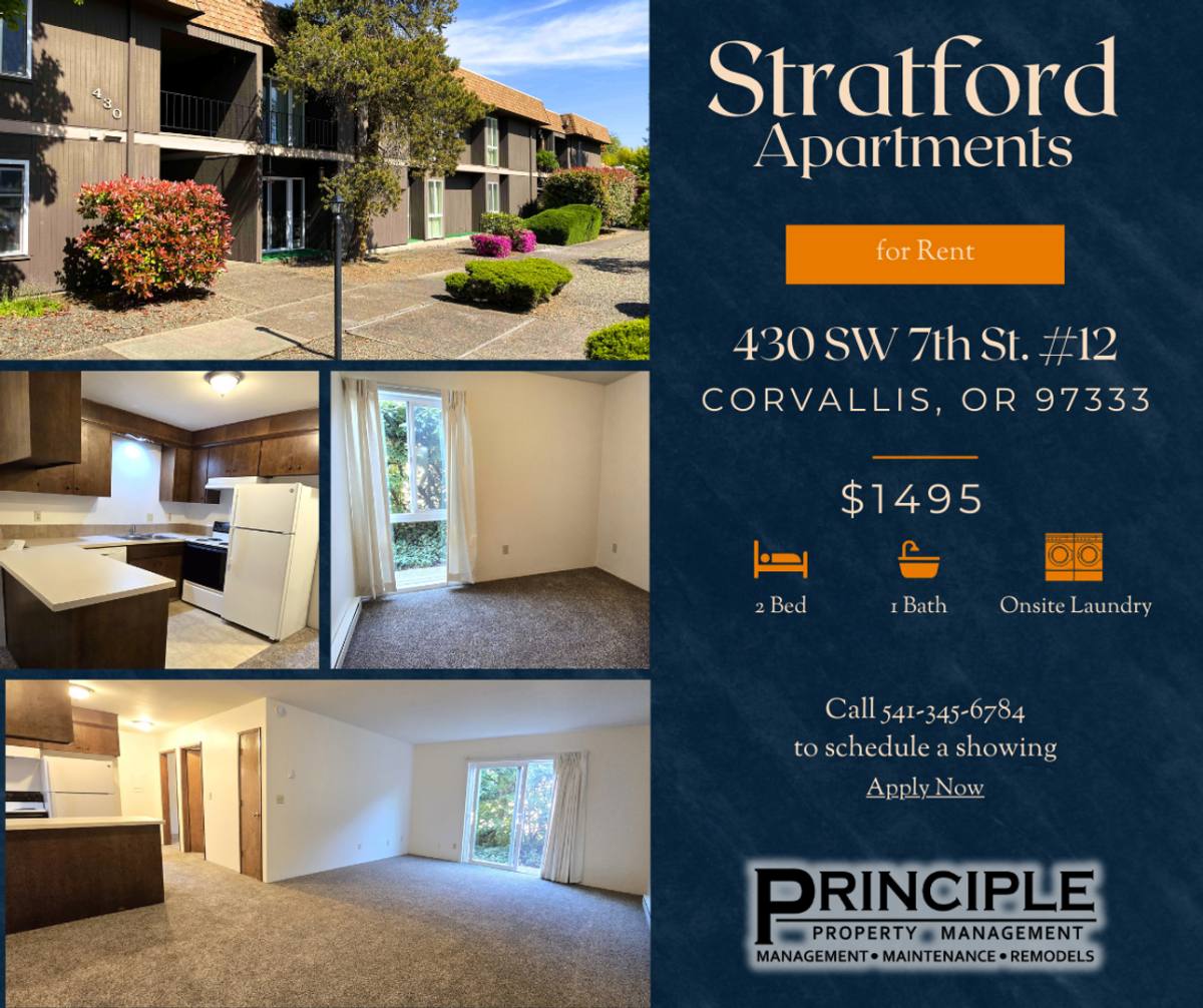 Apartment for rent at 430 SW 7th St, Corvallis, OR 97333