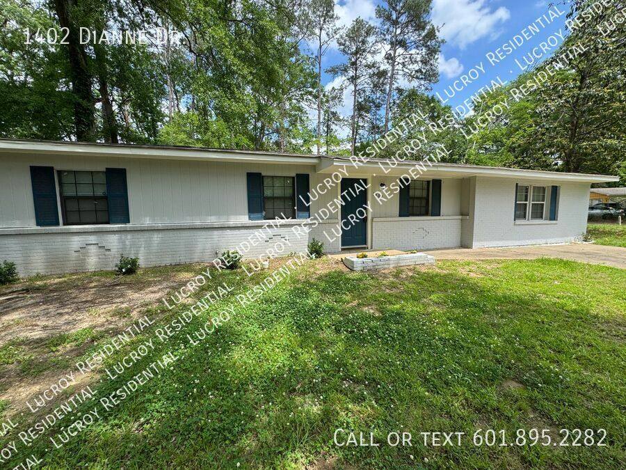 House for rent at 1402 Dianne Dr, Jackson, MS 39204
