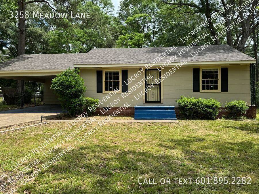 House for rent at 3258 Meadow Lane, Jackson, MS 39212