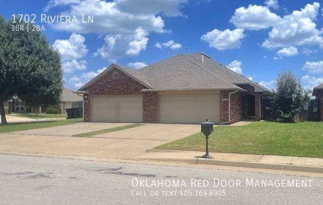 House for rent at 1702 Riviera Lane, Oklahoma City, OK 73128