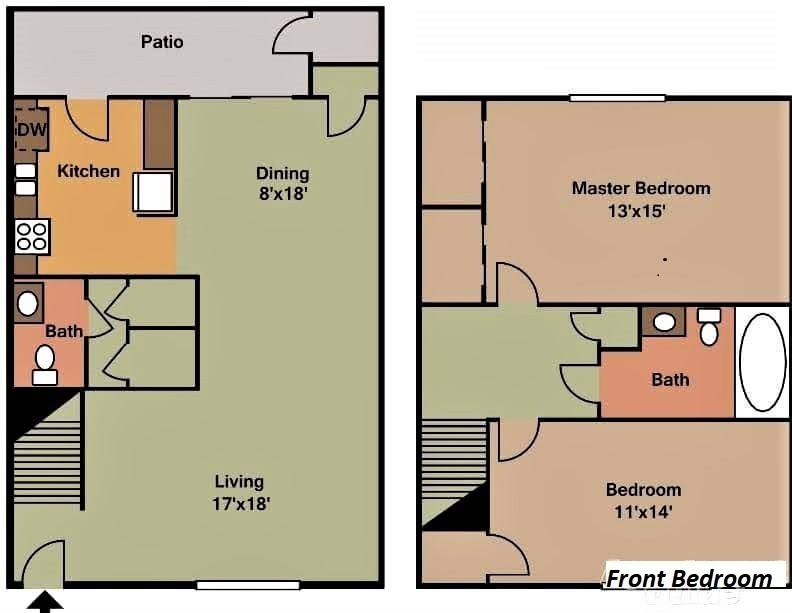 Townhouse for rent at 1436 Watson Blvd, Warner Robins, GA 31093
