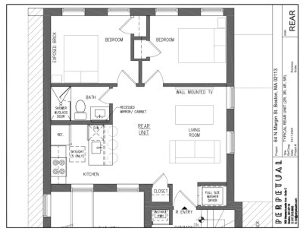 Apartment for rent at 64 Margin St #2R, Boston, MA 02108