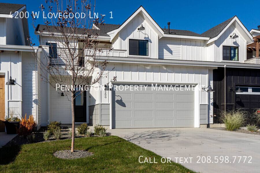 Townhouse for rent at 4200 W Lovegood Lane #1, Meridian, ID 83646