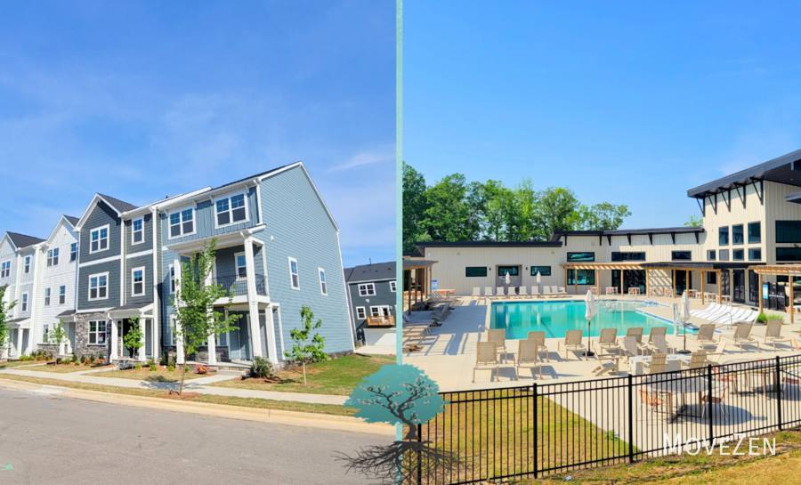 Townhouse for rent at 828 Basswood Glen Trail, Knightdale, NC 27545