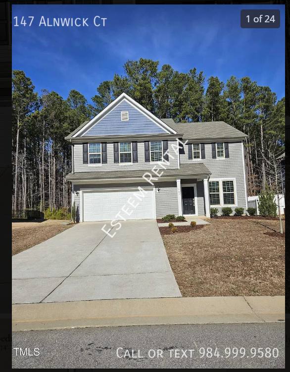 House for rent at 147 Alnwick Court, Clayton, NC 27527
