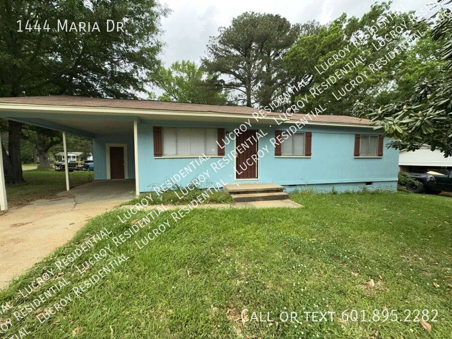 House for rent at 1444 Maria Dr, Jackson, MS 39204